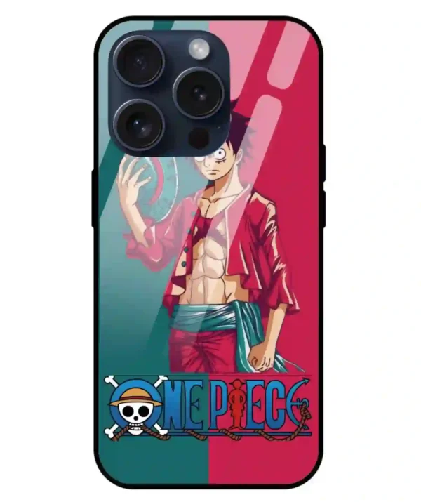 Monkey D. Luffy one piece Glass Back Cover