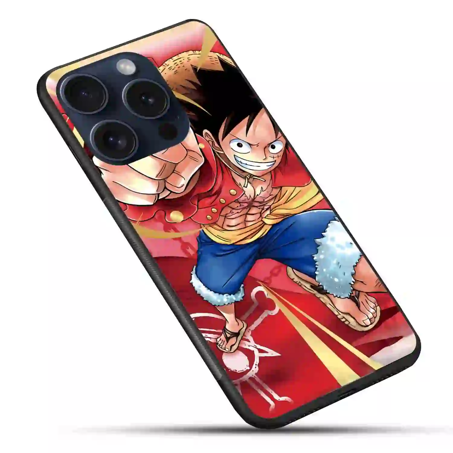 Monkey D. Luffy one piece Glass Back Cover2