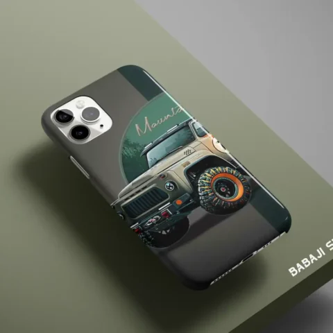 Mountain Jeep Phone Case