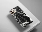 Black and white Motorcycle Phone Case