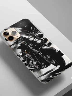 Black and white Motorcycle Phone Case