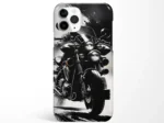 Black and white Motorcycle Phone Case