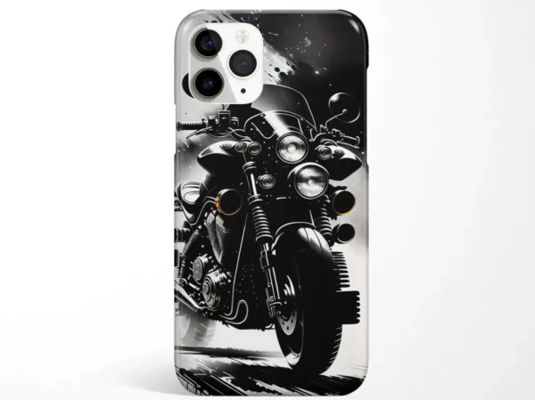 Black and white Motorcycle Phone Case